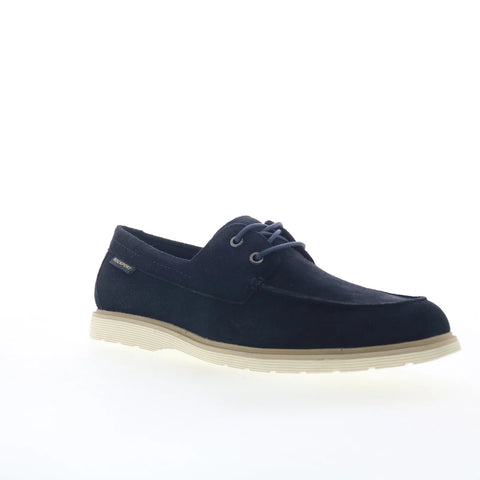 Rockport Hartley RMHARTLEY Mens Blue Wide Loafers & Slip Ons Boat Shoes