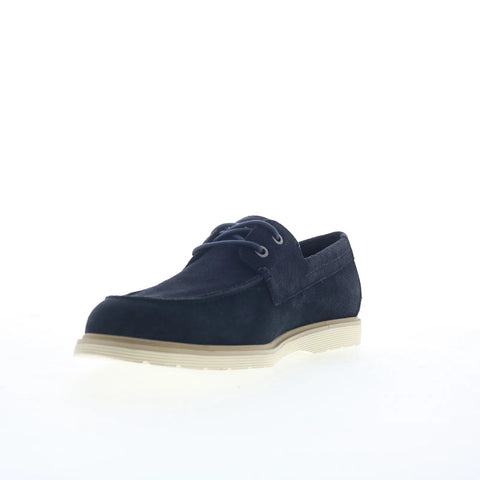 Rockport Hartley RMHARTLEY Mens Blue Wide Loafers & Slip Ons Boat Shoes