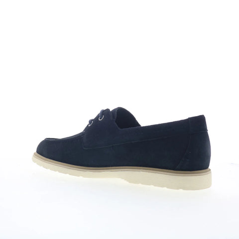 Rockport Hartley RMHARTLEY Mens Blue Wide Loafers & Slip Ons Boat Shoes