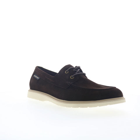 Rockport Hartley RMHARTLEY Mens Brown Wide Loafers & Slip Ons Boat Shoes