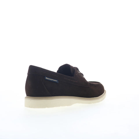 Rockport Hartley RMHARTLEY Mens Brown Wide Loafers & Slip Ons Boat Shoes