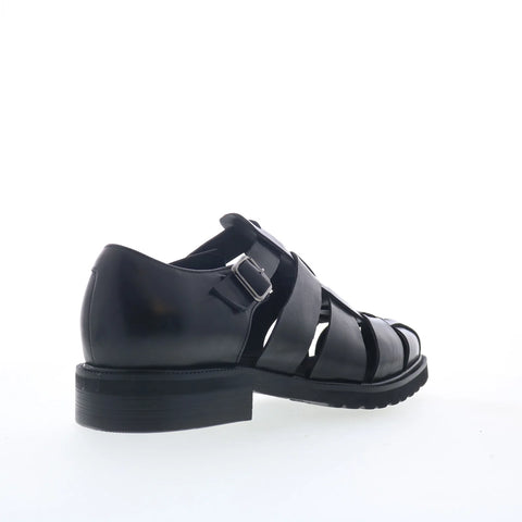 Steve Madden Havana HAVA01M1 Mens Black Leather Sport Sandals Shoes