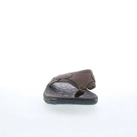 Rockport Hayes Thong Mens Brown Synthetic Slip On Flip-Flops Sandals Shoes