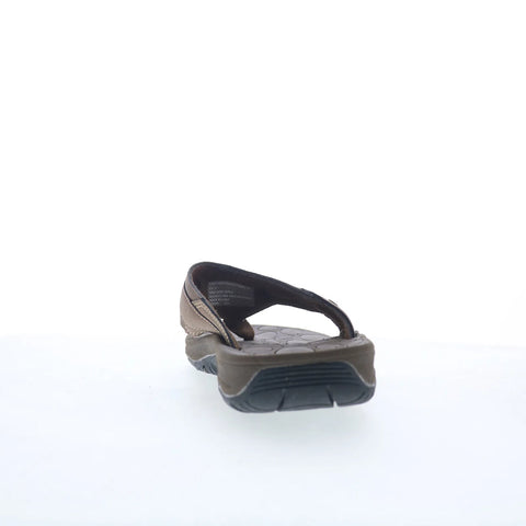 Rockport Hayes Thong Mens Brown Synthetic Slip On Flip-Flops Sandals Shoes