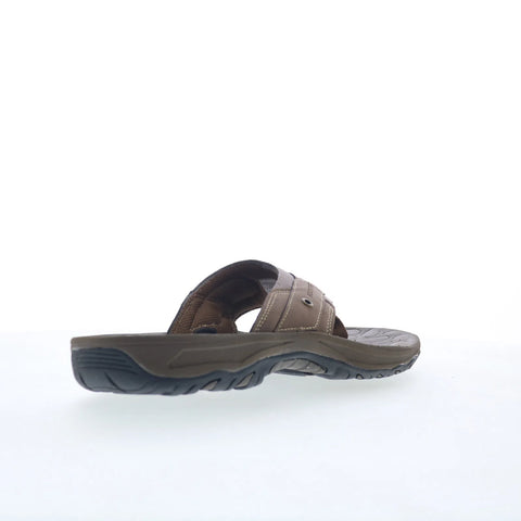 Rockport Hayes Thong Mens Brown Synthetic Slip On Flip-Flops Sandals Shoes