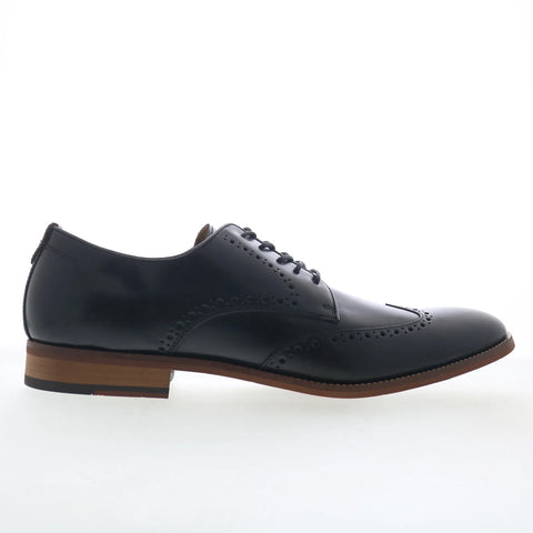 Johnston & Murphy Haywood Mens Black Oxfords Wingtip & Brogue Shoes