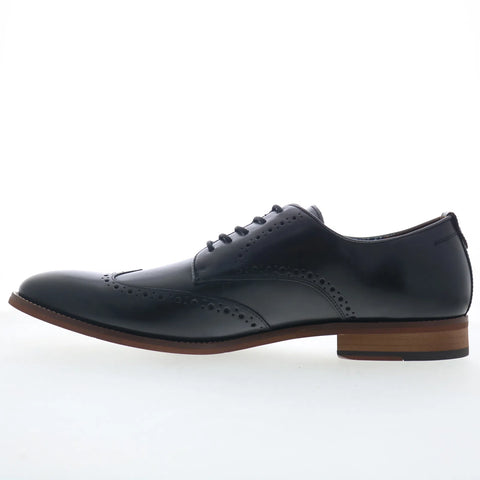 Johnston & Murphy Haywood Mens Black Oxfords Wingtip & Brogue Shoes