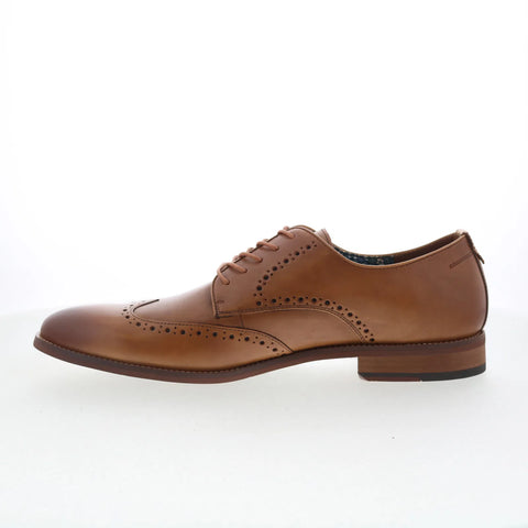 Johnston & Murphy Haywood Mens Brown Oxfords Wingtip & Brogue Shoes