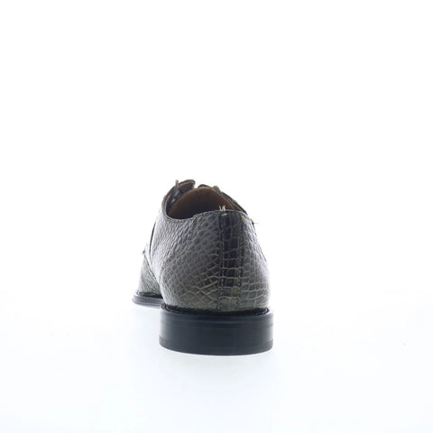 Ferrini HB Alligator 228 Elephant Mens Gray Oxfords & Lace Ups Casual Shoes