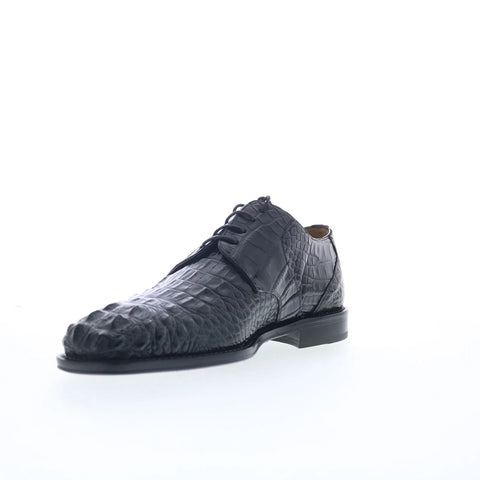 Ferrini HB Alligator 228 F228BL Mens Black Oxfords & Lace Ups Casual Shoes