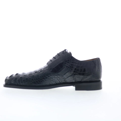 Ferrini HB Alligator 228 F228BL Mens Black Oxfords & Lace Ups Casual Shoes