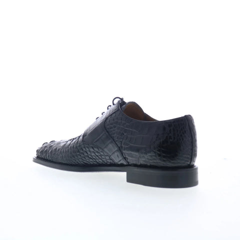 Ferrini HB Alligator 228 F228BL Mens Black Oxfords & Lace Ups Casual Shoes