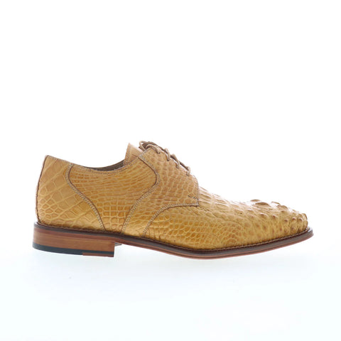 Ferrini HB Alligator 228 F228CM Mens Brown Oxfords & Lace Ups Casual Shoes