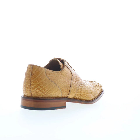 Ferrini HB Alligator 228 F228CM Mens Brown Oxfords & Lace Ups Casual Shoes
