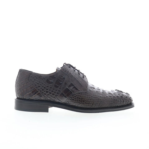 Ferrini HB Alligator 228 F228TM Mens Brown Oxfords & Lace Ups Casual Shoes