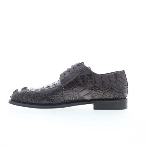 Ferrini HB Alligator 228 F228TM Mens Brown Oxfords & Lace Ups Casual Shoes