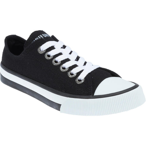 Harley-Davidson Roarke Ox D93812 Mens Black Canvas Lifestyle Sneakers Shoes