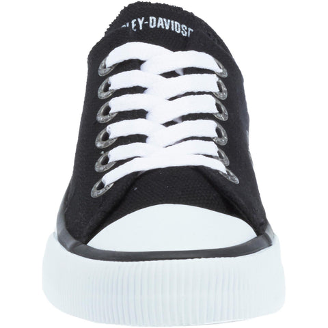 Harley-Davidson Roarke Ox D93812 Mens Black Canvas Lifestyle Sneakers Shoes