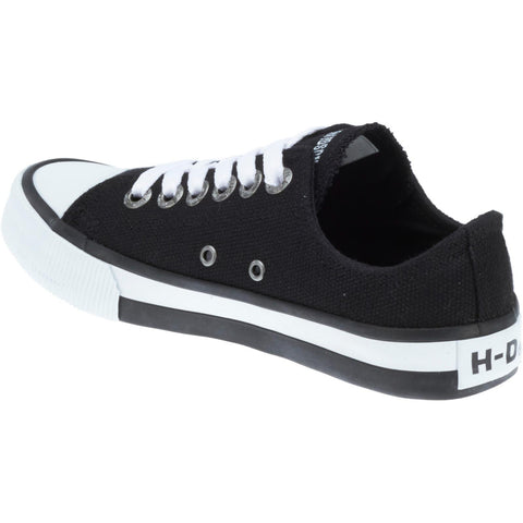 Harley-Davidson Roarke Ox D93812 Mens Black Canvas Lifestyle Sneakers Shoes