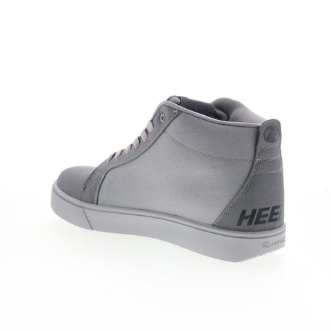 Heelys Racer 20 Mid HE00467021 Mens Gray Canvas Lifestyle Sneakers Shoes