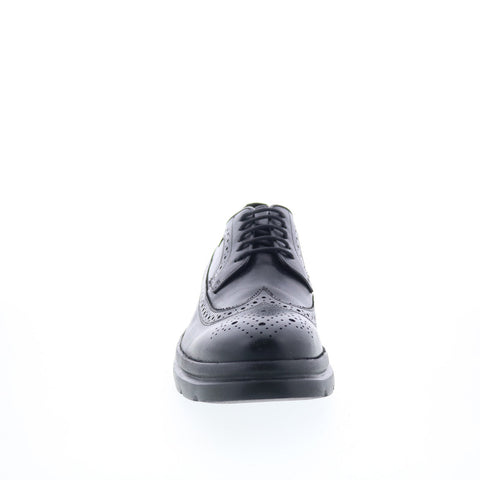 Studio Belvedere Hector Mens Black Oxfords & Lace Ups Wingtip & Brogue Shoes