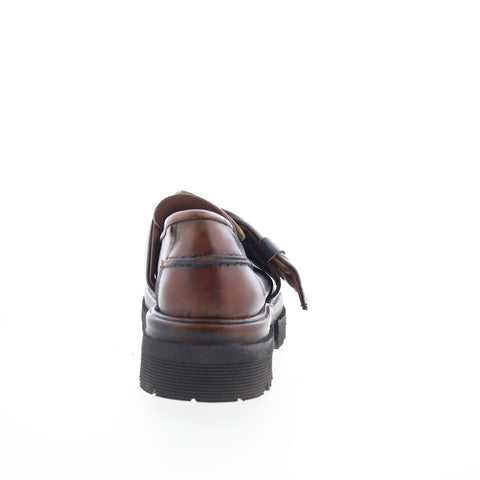 A.S. 98 Heddy Womens Brown Leather Slip On Loafers & Slip Ons Casual Shoes