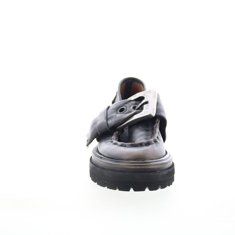 A.S. 98 Heddy Womens Black Leather Slip On Loafers & Slip Ons Casual Shoes