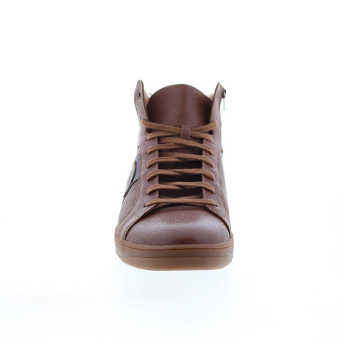Mephisto Heliot Mens Brown Leather Lace Up Lifestyle Sneakers Shoes