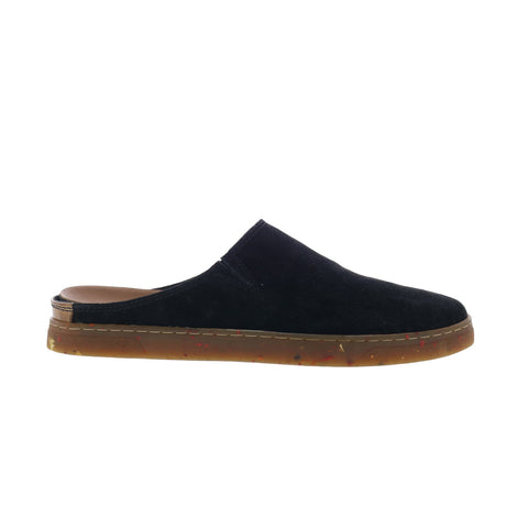 Steve Madden Helseen HELS01M1 Mens Black Suede Slip On Mules Slippers Shoes