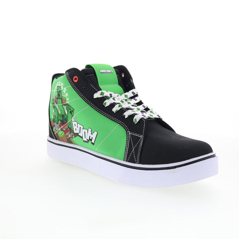 Heelys Racer 20 Mid Minecraft Mens Green Canvas Lifestyle Sneakers Shoes