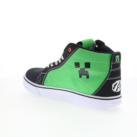 Heelys Racer 20 Mid Minecraft Mens Green Canvas Lifestyle Sneakers Shoes