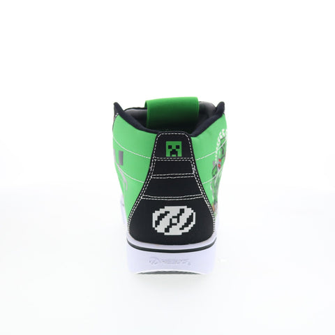 Heelys Racer 20 Mid Minecraft Mens Green Canvas Lifestyle Sneakers Shoes