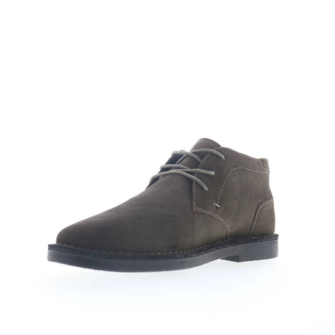Steve Madden Hestonn Mens Gray Suede Lace Up Chukkas Boots