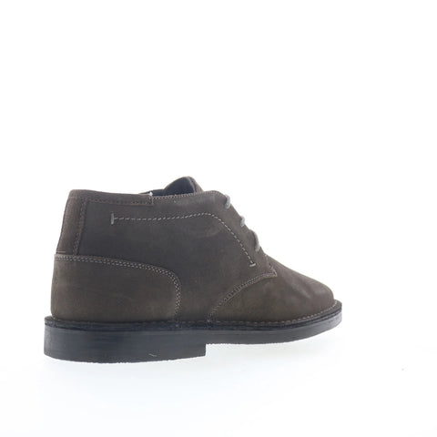 Steve Madden Hestonn Mens Gray Suede Lace Up Chukkas Boots