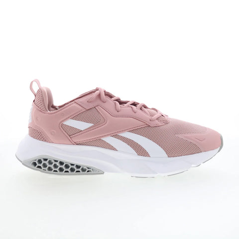Reebok Hexalite Legacy Womens Pink Mesh Lace Up Lifestyle Sneakers Shoes