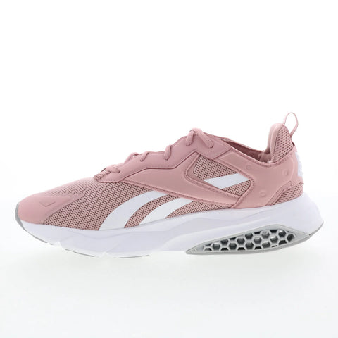 Reebok Hexalite Legacy Womens Pink Mesh Lace Up Lifestyle Sneakers Shoes