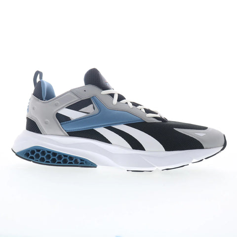 Reebok Hexalite Legacy Mens Black Canvas Lace Up Lifestyle Sneakers Shoes