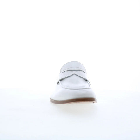 Mezlan HI-Shine Penny 26717 Mens White Loafers & Slip Ons Penny Shoes
