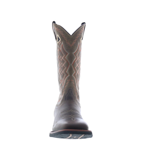 Dan Post Boots Highway Man 8040 Mens Brown Leather Cowboy Western Boots