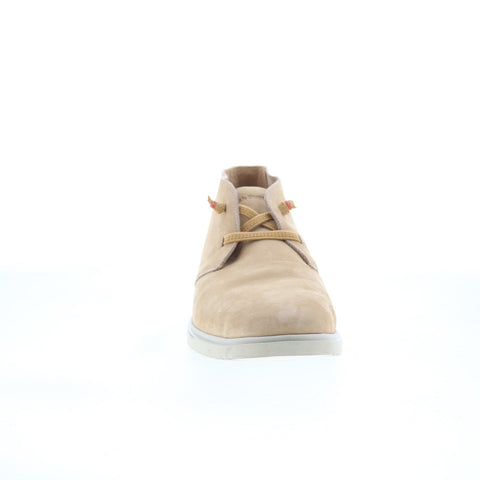 Hush Puppies Chukka HM02167-236 Mens Beige Suede Lace Up Chukkas Boots