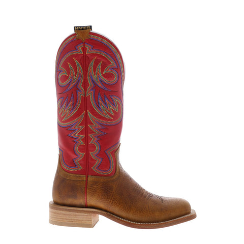 Hyer Sawyer 13" HM11007 Mens Brown Leather Slip On Western Cowboy Boots