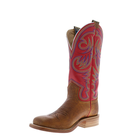 Hyer Sawyer 13" HM11007 Mens Brown Leather Slip On Western Cowboy Boots