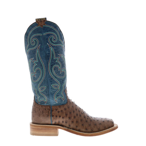 Hyer Jetmore 13" HM11008 Mens Brown Leather Slip On Western Cowboy Boots