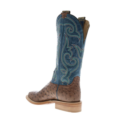 Hyer Jetmore 13" HM11008 Mens Brown Leather Slip On Western Cowboy Boots