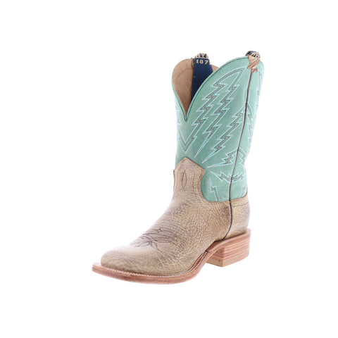 Hyer Hazelton 11" HM11011 Mens Brown Leather Slip On Western Cowboy Boots