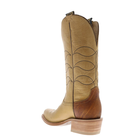 Hyer Maize 13" HM12010 Mens Brown Wide Leather Slip On Western Cowboy Boots