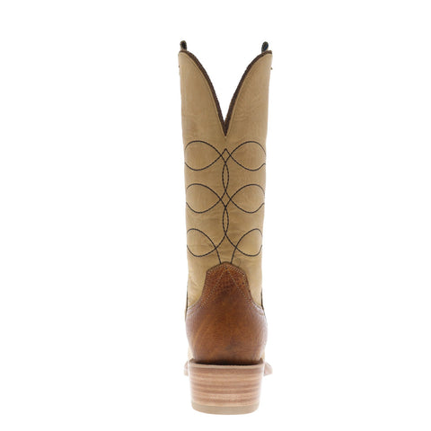 Hyer Maize 13" HM12010 Mens Brown Wide Leather Slip On Western Cowboy Boots