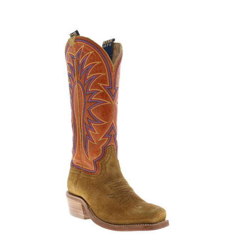 Hyer Rose Hill 13" HW42006 Womens Brown Wide Suede Western Cowboy Boots