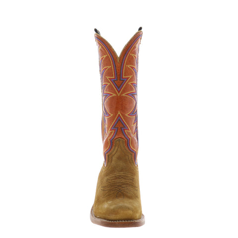 Hyer Rose Hill 13" HW42006 Womens Brown Wide Suede Western Cowboy Boots