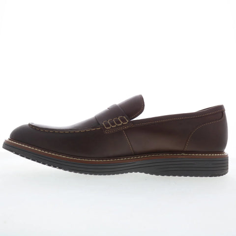 Johnston & Murphy Hodges 59-5413 Mens Brown Loafers & Slip Ons Penny Shoes